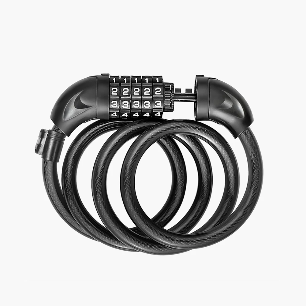 Cadenas Pliable Haute Sécurité Pour Vélo, Moto, Portail – 10000 Combinaisons, Ultra Résistant & Compact