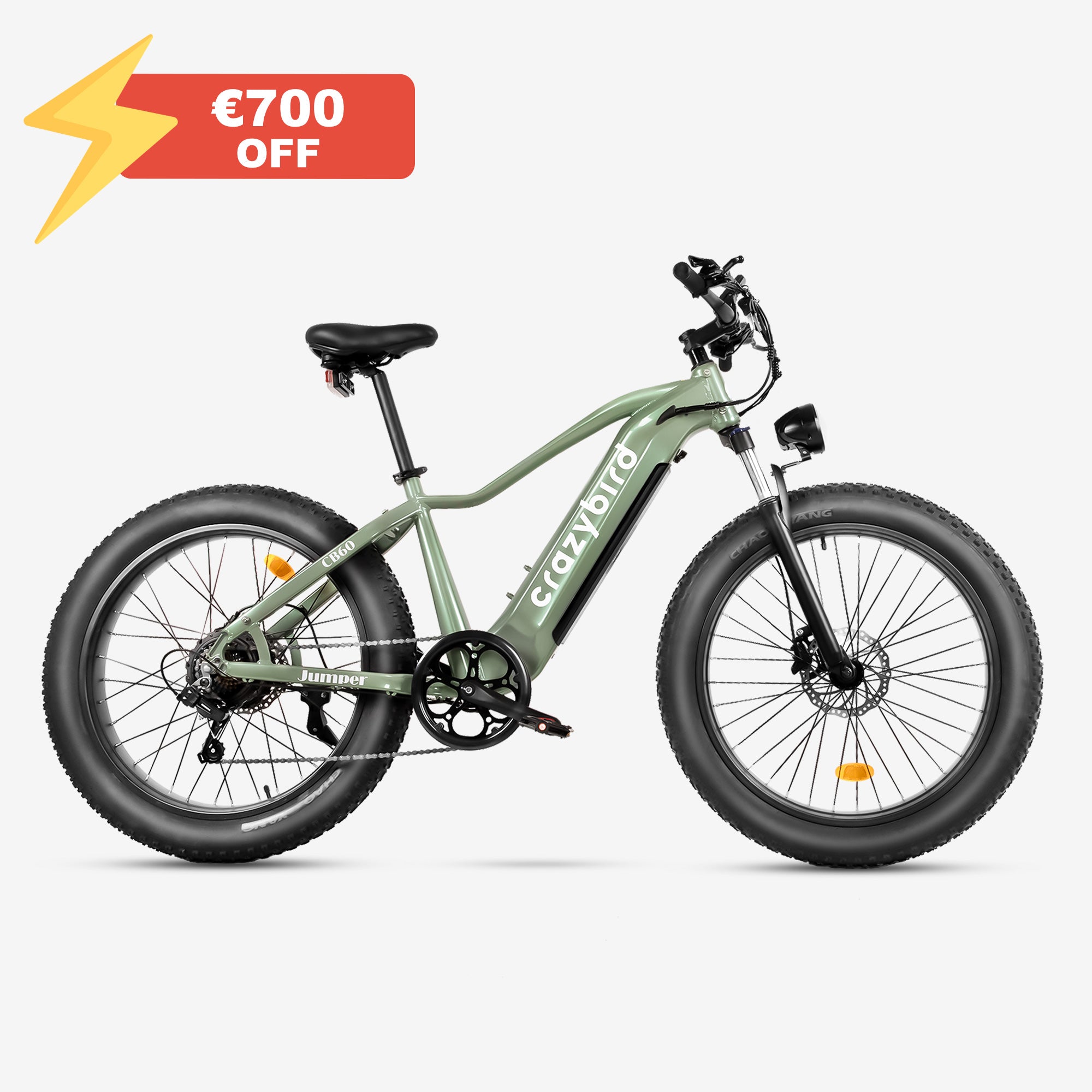 Crazybird Jumper fat bike electrique